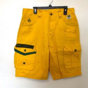 8732 yellow shorts